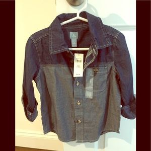 Gap 3T denim shirt